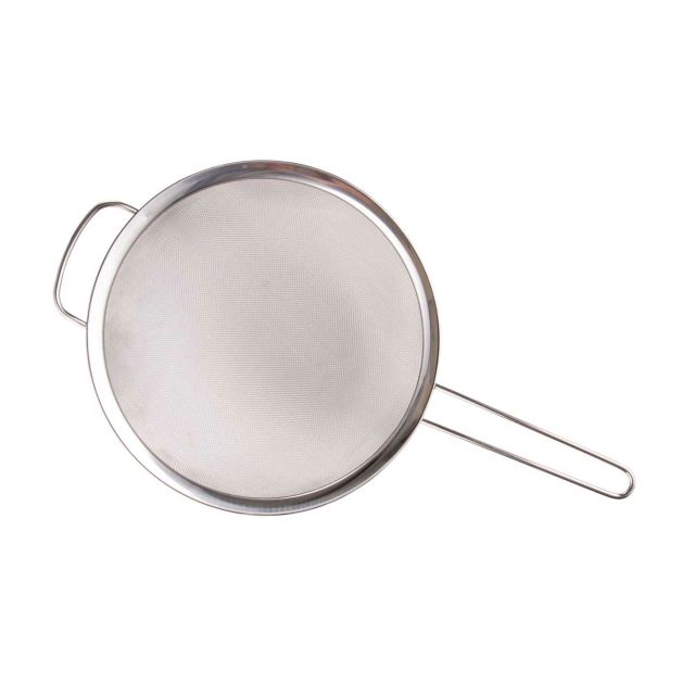 מסננת עם ידית נירוסטה