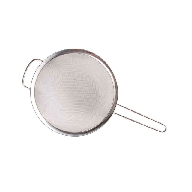 מסננת עם ידית נירוסטה