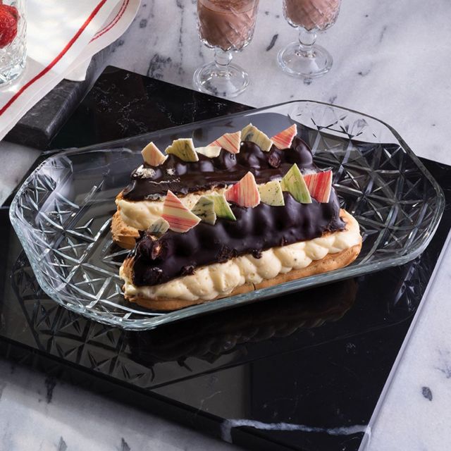 פלטת הגשה זכוכית 30 ס”מ - סדרת TIMELESS