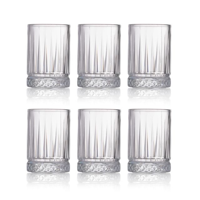 סט 6 כוסות שוט זכוכית
