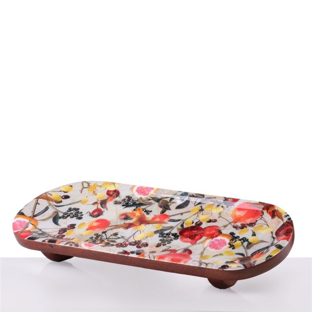 פלטת הגשה סדרת Flower Wood