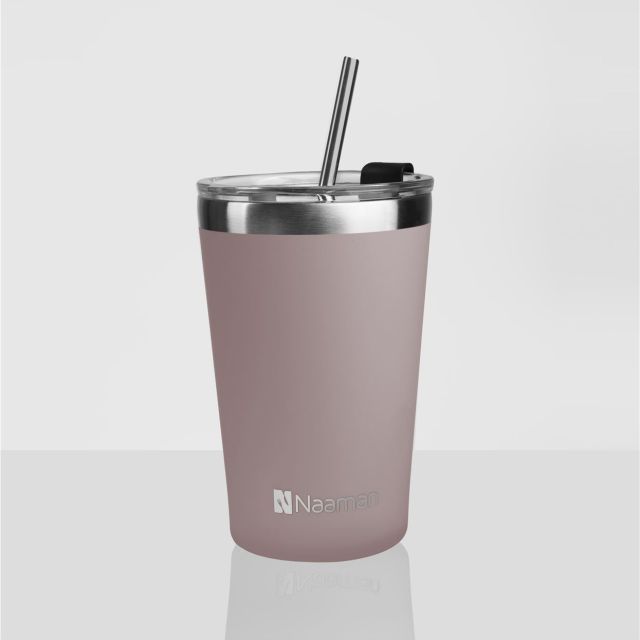 כוס תרמית עם קש סדרת Splash