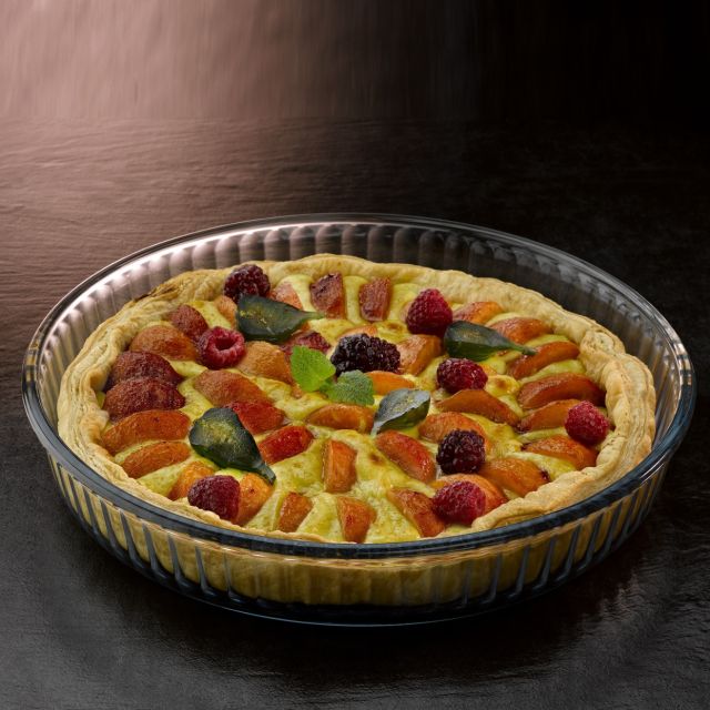 תבנית אובלית זכוכית