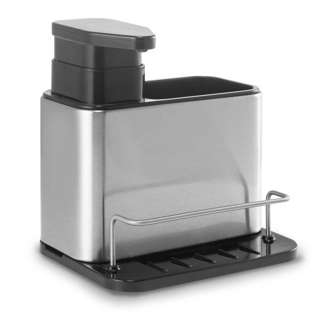 דיספנסר עם מעמד לספוג כלים – אלומיניום