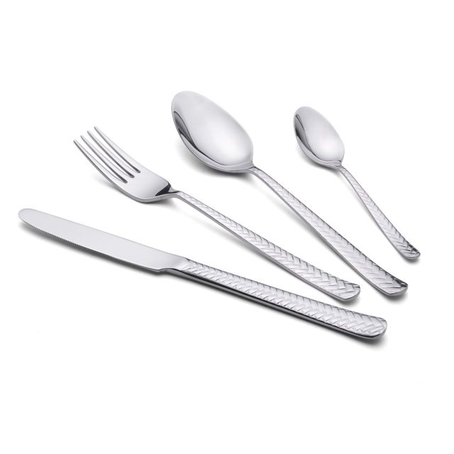 סט סכו”ם 24 חלקים נירוסטה Luxury