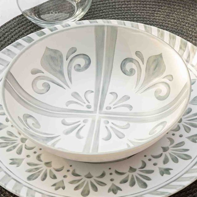 סדרת כלי אוכל מלמין Mykonos