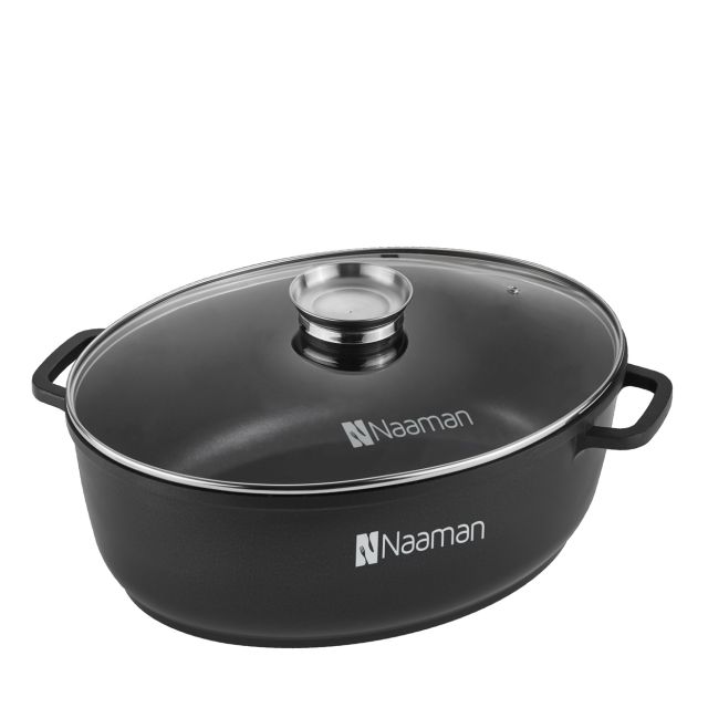 סיר קדירה אובלי לחמין - 12 ליטר