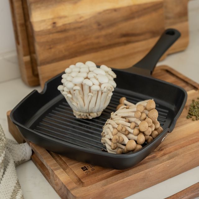 מחבת גריל יציקת אלומיניום – Silk