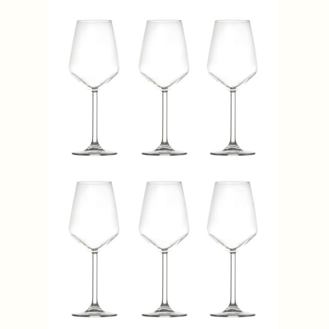 סט 6 כוסות יין זכוכית ALLEGRA