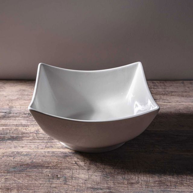 קערה מרובעת עמוקה שנהב