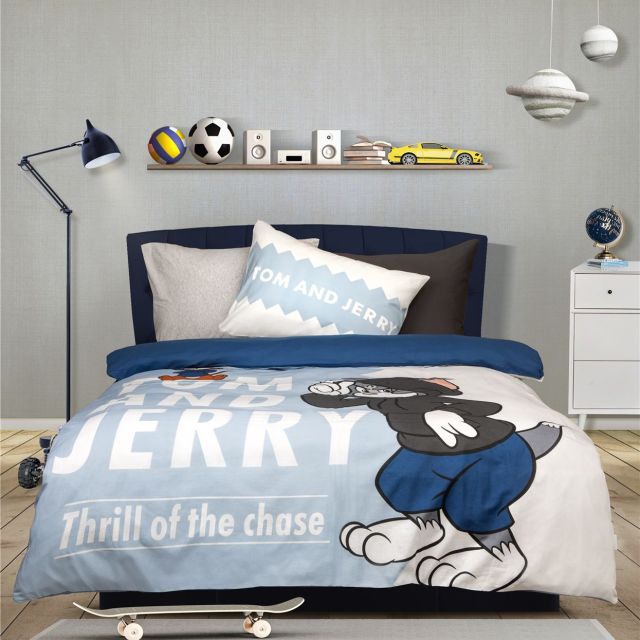 סט מצעי כותנה לילדים - טום וג’רי Sneaky