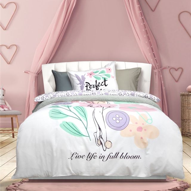 סט מצעי כותנה לילדים Perfect Pixie – טינקרבל