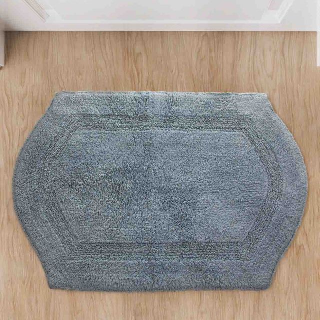 שטיח אמבטיה כחול 50/80 ס”מ כותנה - Soho