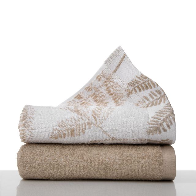זוג מגבות אורחים כותנה - IVY