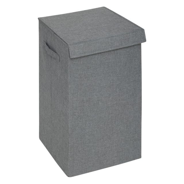 סל כביסה מבד - צבע אפור