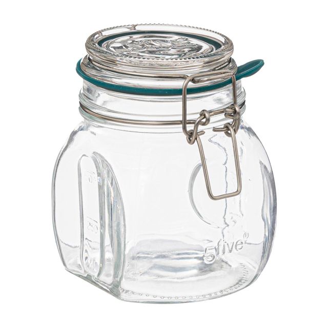 צנצנת אחסון זכוכית 500 מ”ל