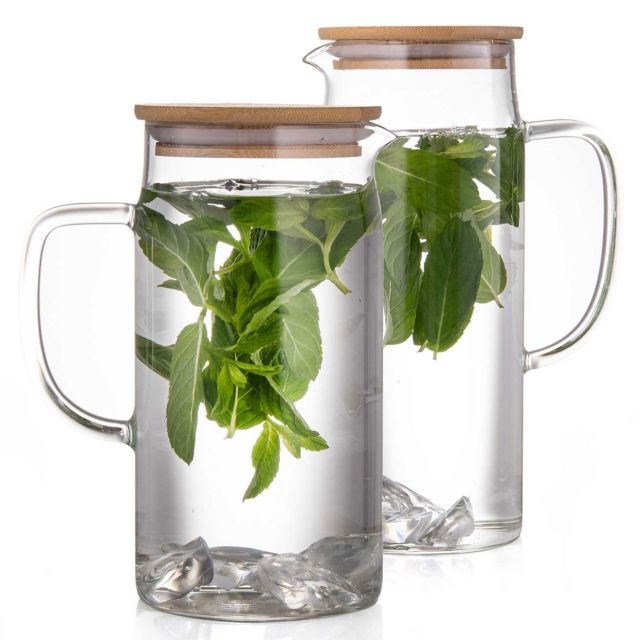 קנקן מים זכוכית - דגם PURE