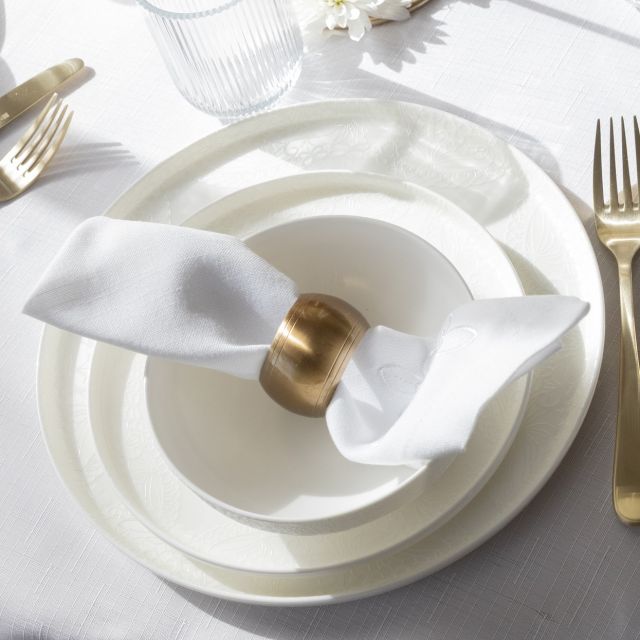 צלחות תחרה פורצלן - Lucy