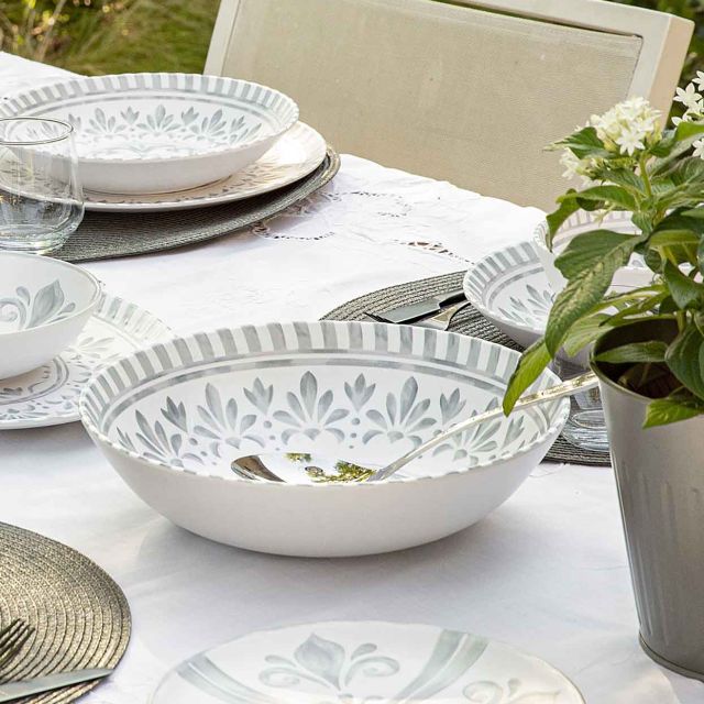 קערת הגשה מלמין סדרת Mykonos