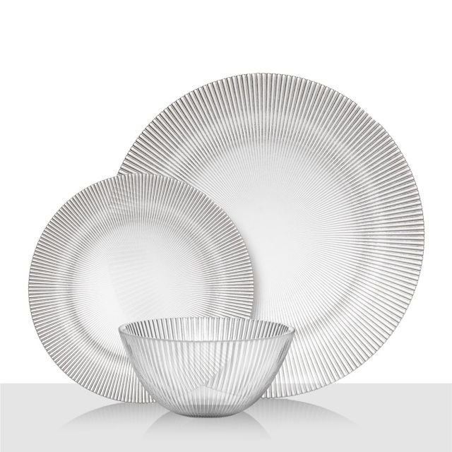 סדרת כלי אוכל זכוכית Seline