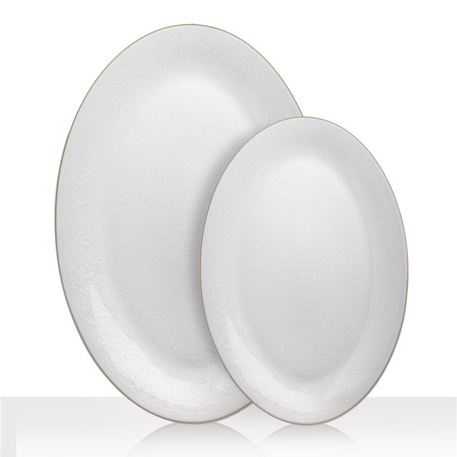 פלטת הגשה אובלית סדרת Charlote