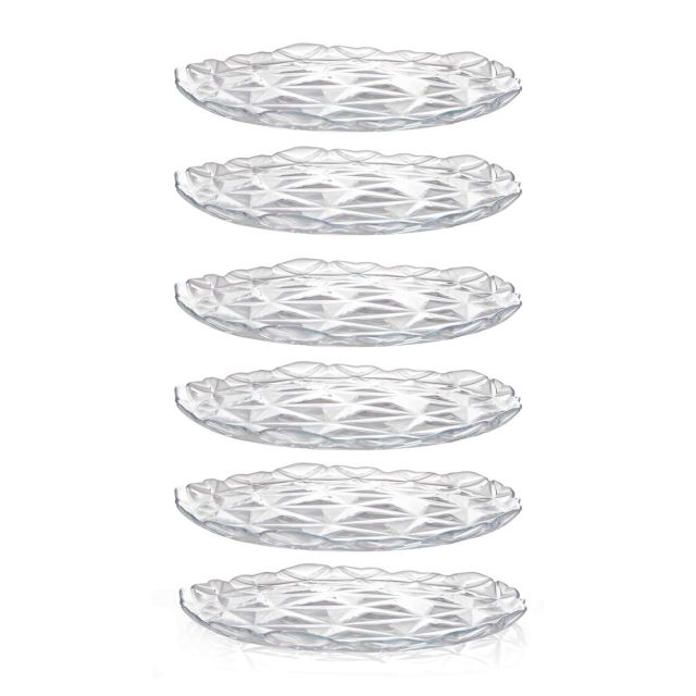 סט 6 צלחות זכוכית למנה עיקרית - ESTRELLA